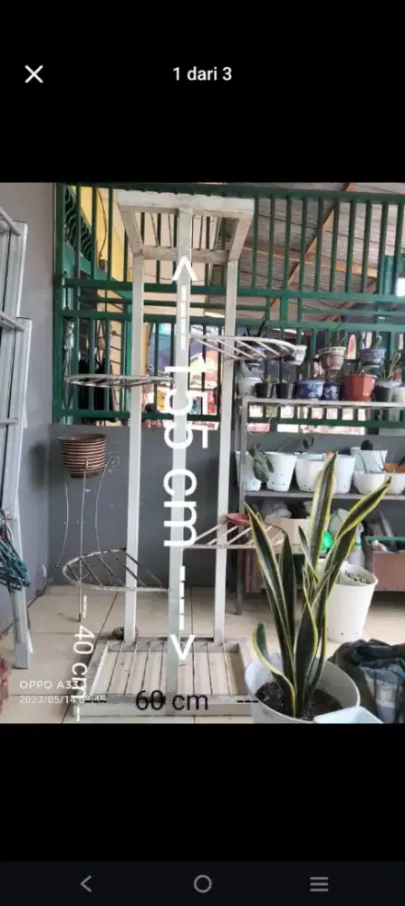 Dijual rak bunga tempahan