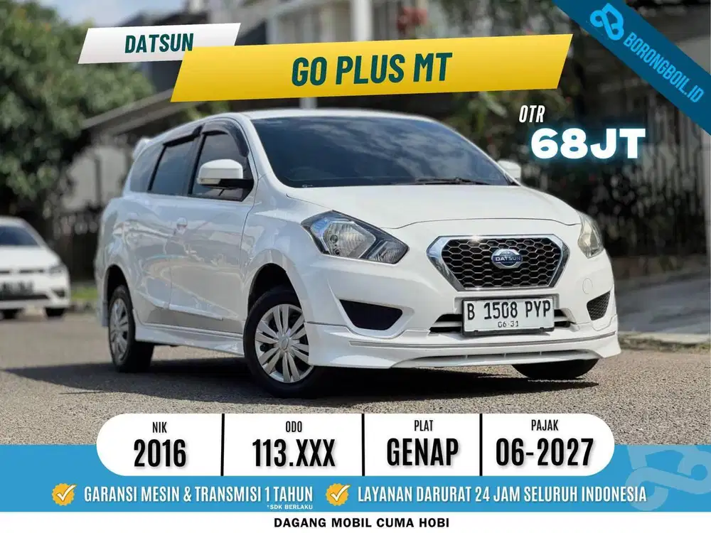 Citycar Super Irit | Datsun Go Plus Manual 2016 Putih