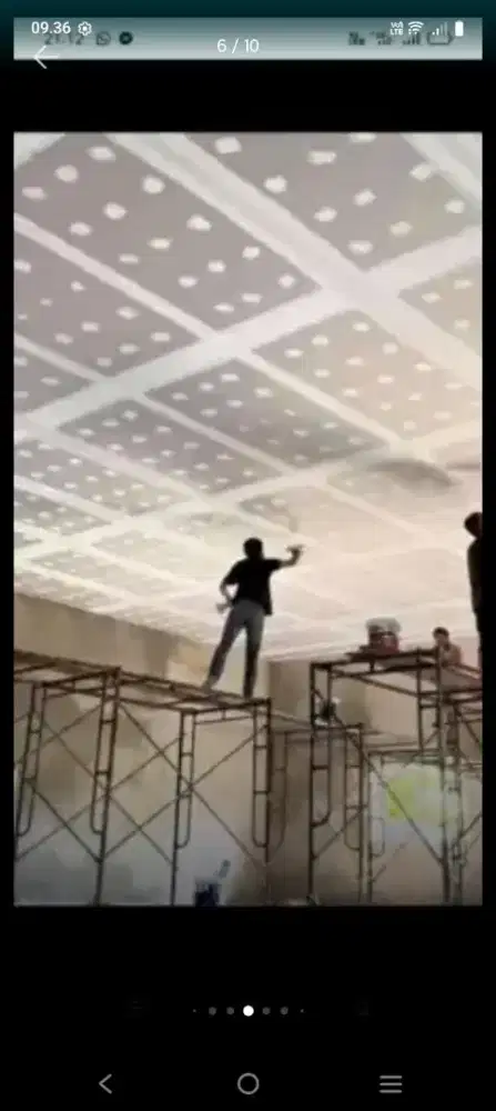Atap bocor kanopi atap baja ringan terpasang dll
