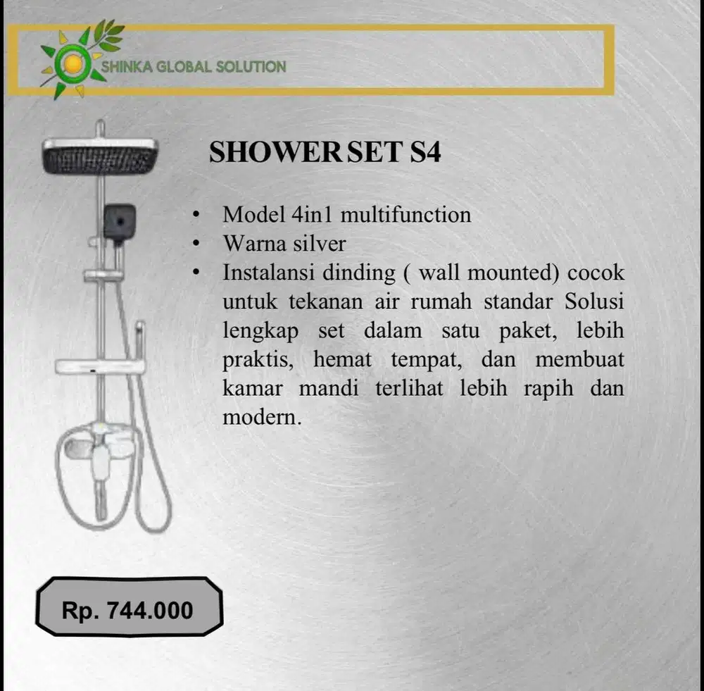 SHOWER SET S4 harga murah kwalitas bagus