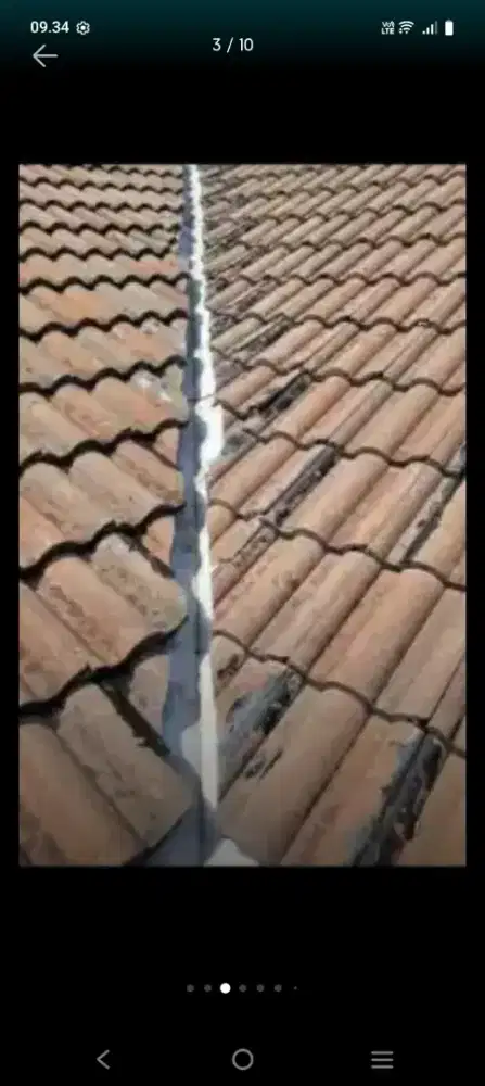 Atap bocor kanopi atap baja ringan terpasang dll