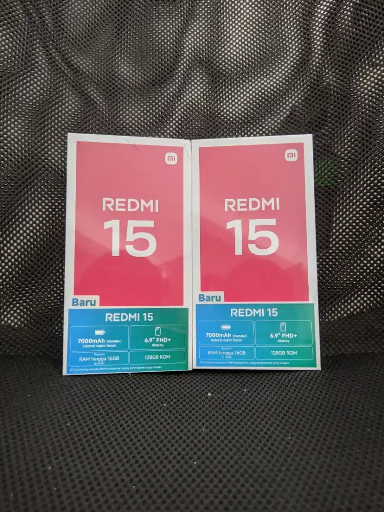 Berminat silahkan WA Xiaomi Redmi 15 NFC 8+8/128 Garansi resmi 15bln