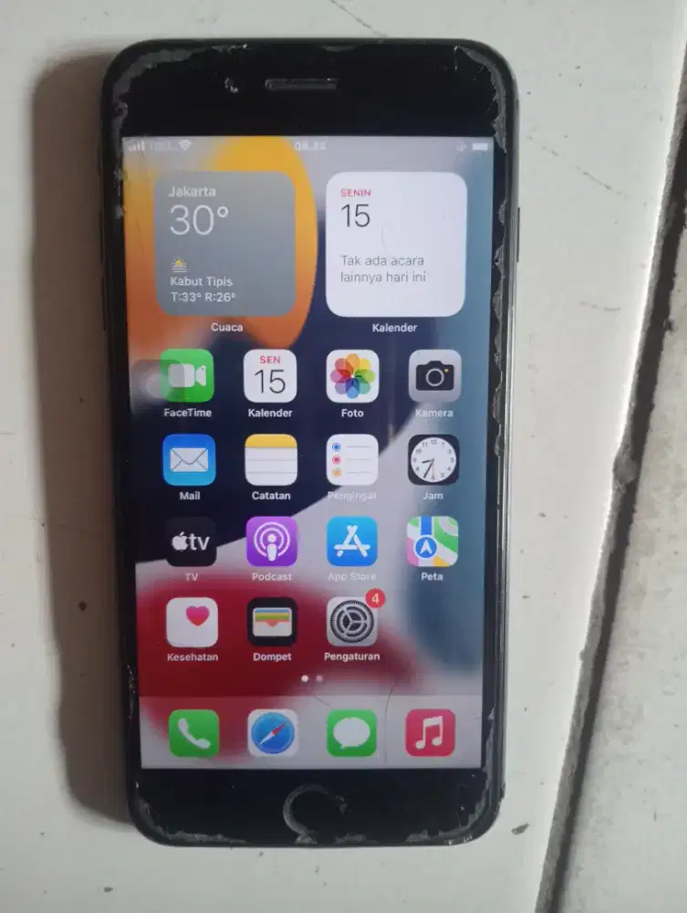 Hp iphone7plus btangan minus pemakaian ajh