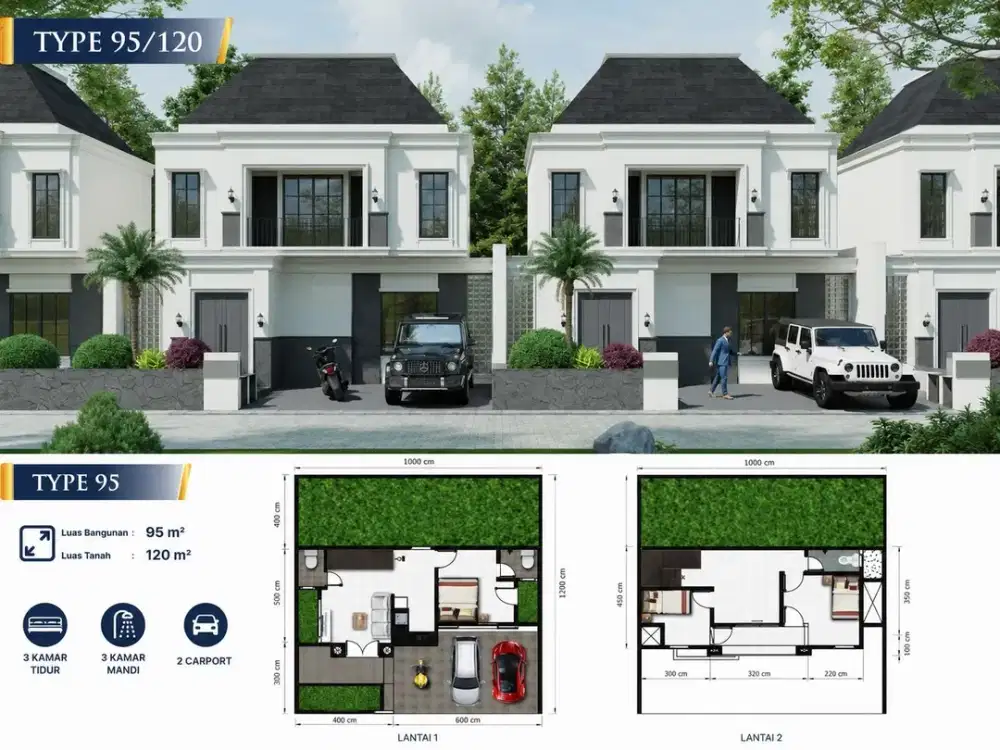 HUNIAN MEWAH DENAH CUSTOM, LISTRIK BAWAH TANAH, ONE GATE SYSTEM, LOKASI DEKAT PASAR PURI PATI
