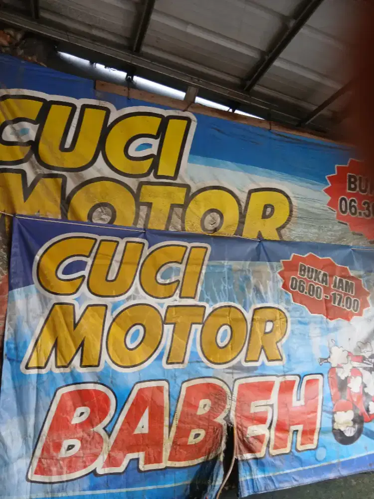 Di butuhkan  tukang cuci motor