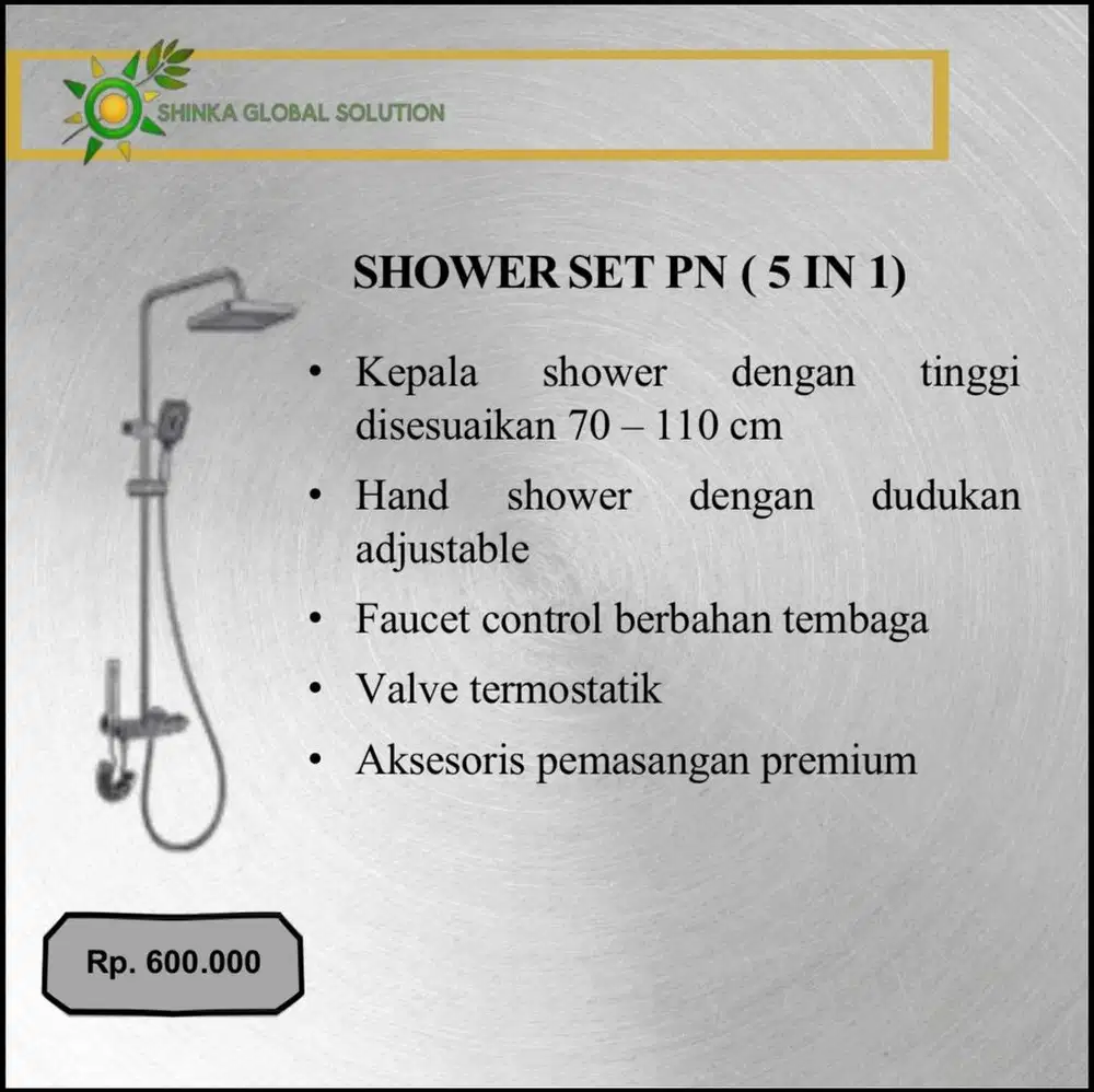 SHOWER SET PN (5in 1) HARGA murah kwalitas bagus