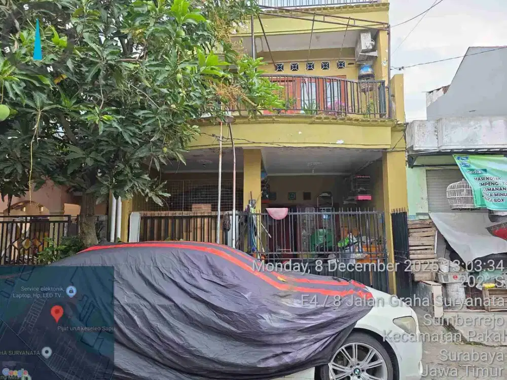 DI JUAL RUMAH 

PERUM GRAHA SURYA  BLOK E - 4 NO 8
KEL. : BABAT JERAWAT 
KEC. : PAKAL
KAB  : SURABAYA