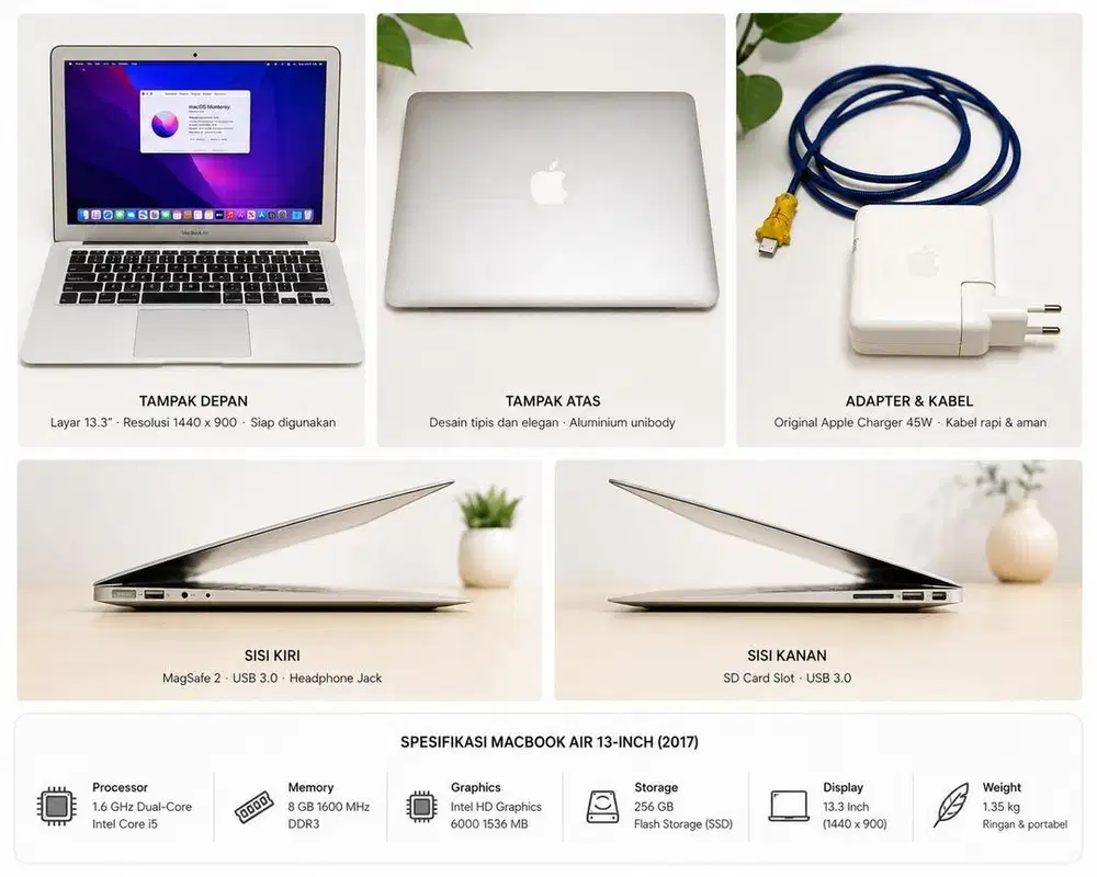 Jual cepat macbook air 2017