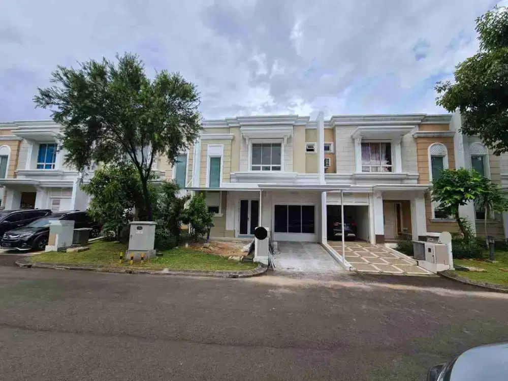 Rumah Full Furnished Monochrome Cluster Flamingo The Springs