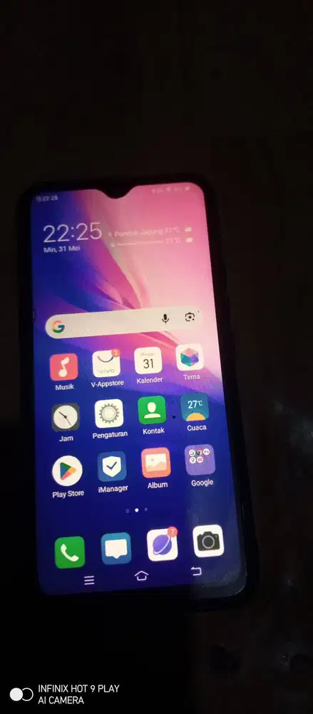 Hanphone merek vivo y12 2007 murah meriah