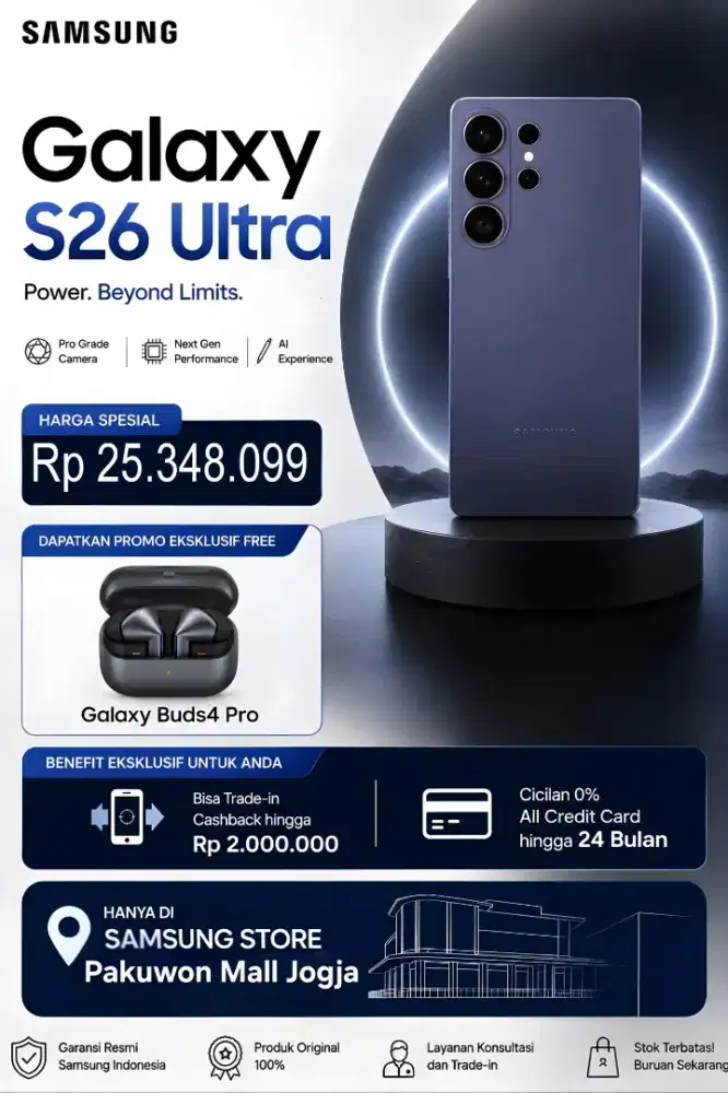 Samsung S26Ultra Cashback 5Jutaan