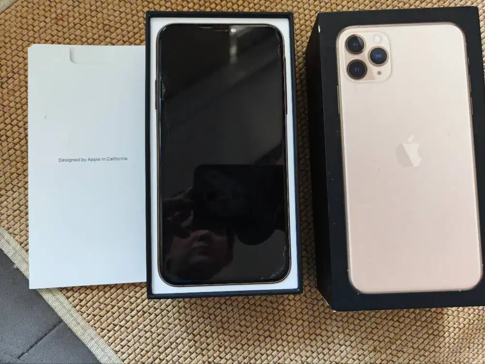 JUAL MURAH IPHONE 11 PM GOLD 256GB PEMAKAIAN PRIBADI