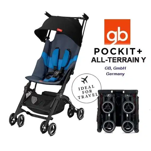 NEW Stroller GB Pockit+ All terrain Blue Midnight