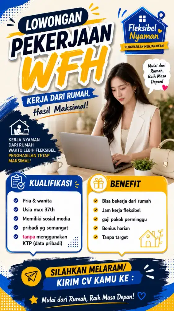 LOKER FREELANCE TERBARU BISA WFH