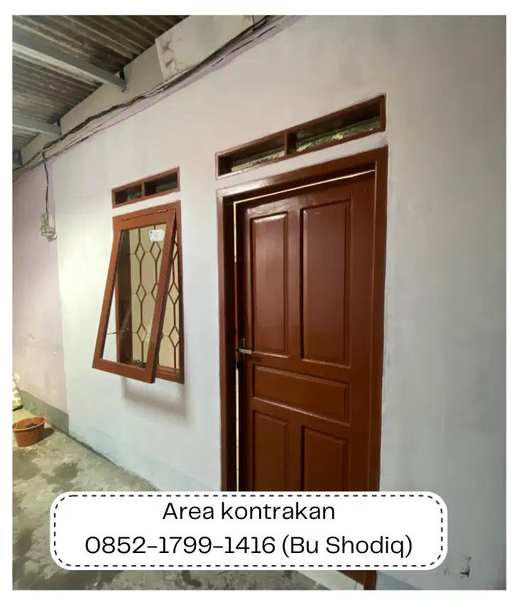 DISEWAKAN KONTRAKAN KELUARGA / INDIVIDU - MURAHH