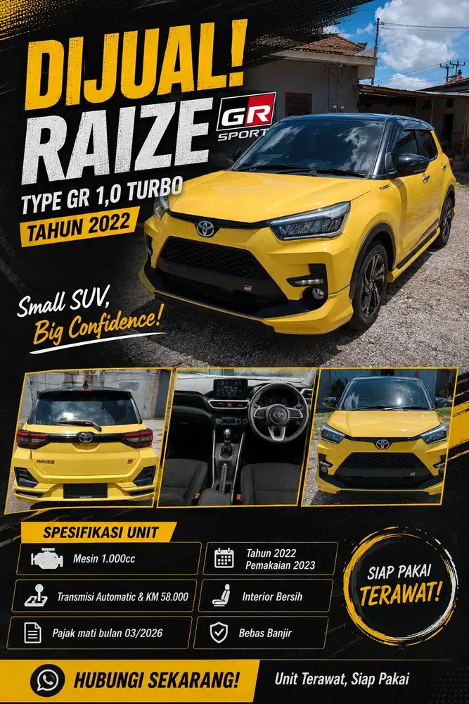 TOYOTA RAIZE 1.0 GR TURBO 2022