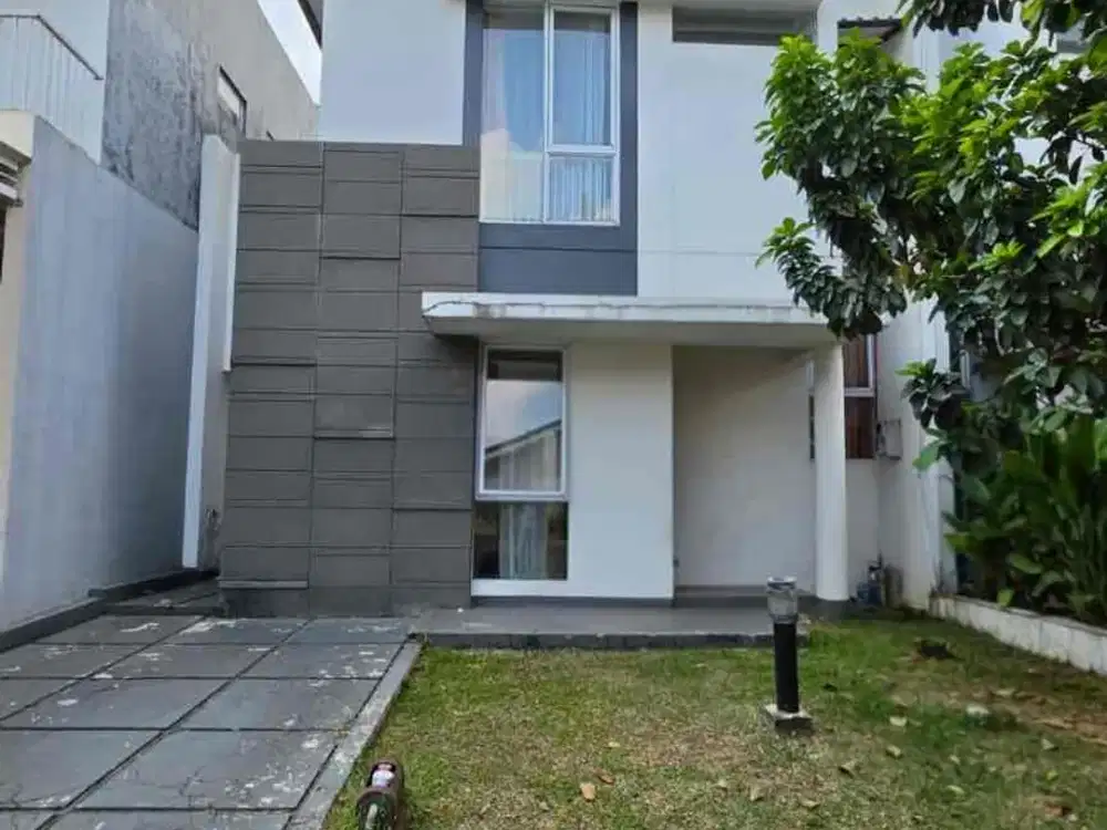 Disewakan Rumah The Icon Verdant Ville BSD, 3+1 KT, Hadap Selatan, Siap Huni