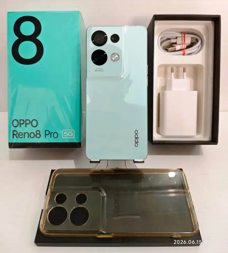 Oppo Reno 8 Pro 5G 8/256 Gb mulus 97% Fullset Original ex Resmi bs TT