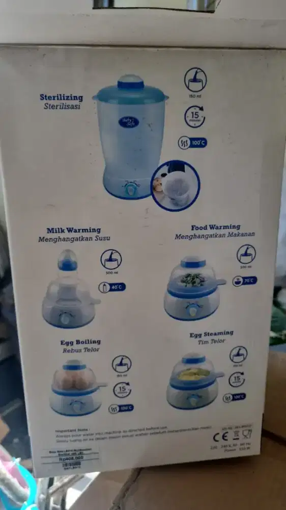 Sterilizer bayi Baby Safe Multifunction Sterilizer with LED LB310,