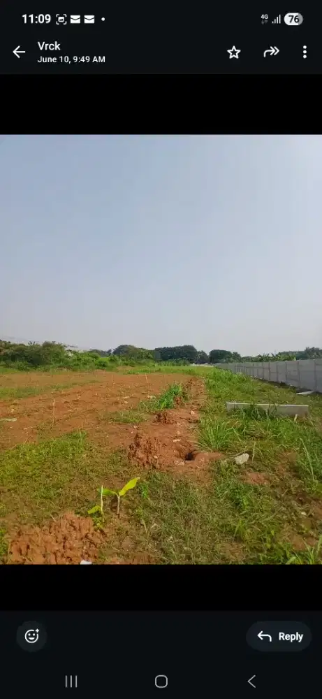 Disewakan lahan kosong siap pakai tanah keras 10 mnt ke tol akses kont