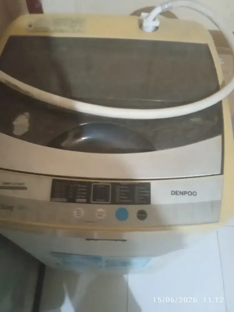 Mesin cuci merek denfo jual karna sudah ada yg baru kondisi normal