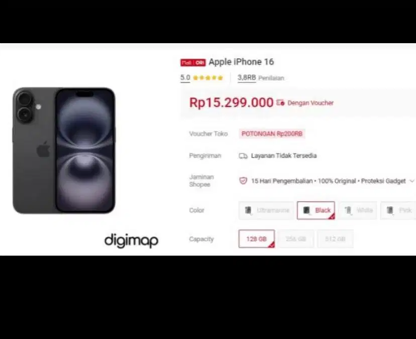 IPHONE 16 128GB BNIB (IBOX)