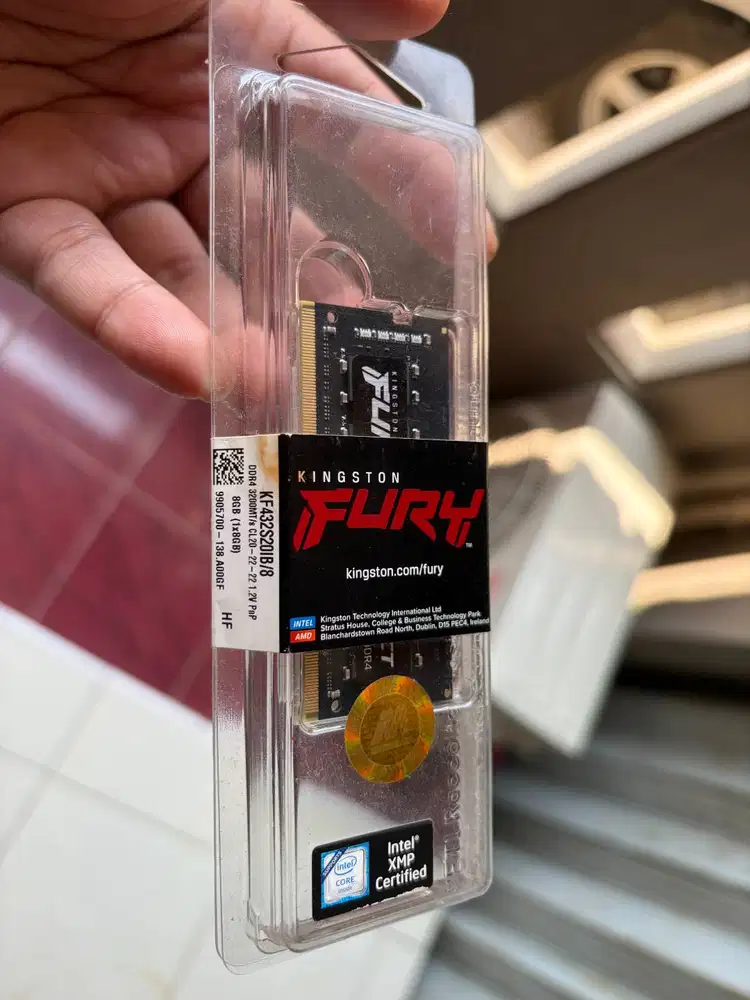 RAM SODIMM Kingston Fury Impact DDR4 8GB 3200Mhz