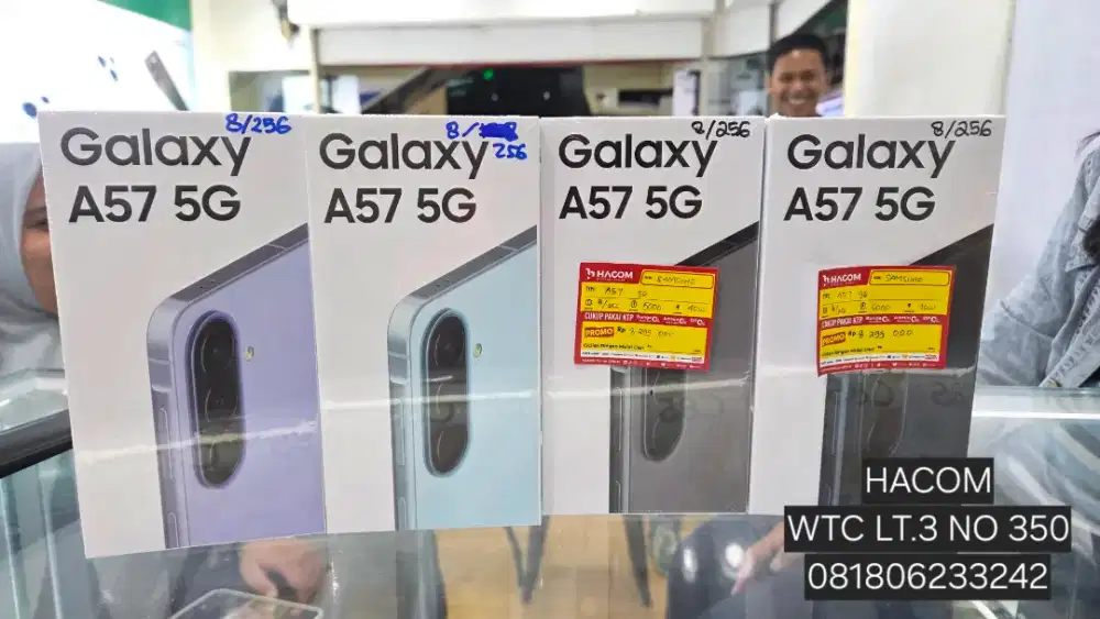 Samsung A57 5G 8+8/256 Baru garansi resmi Sein.bisa cicilan.bisacod