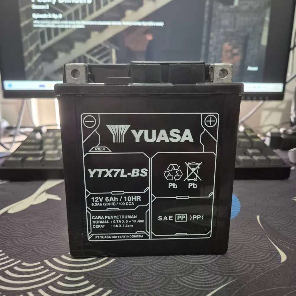 [DIJUAL] AKI YUASA YTX7L-BS (New - Tuang Elektrolit)