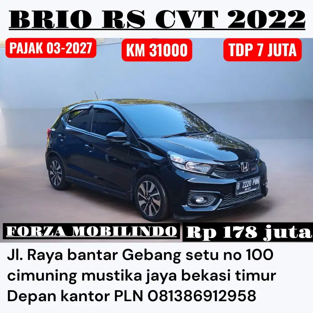 BRIO RS CVT 2022