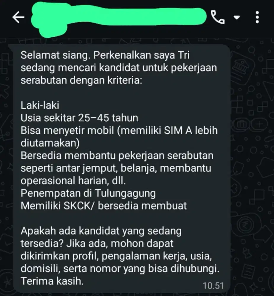 Loker art laki laki