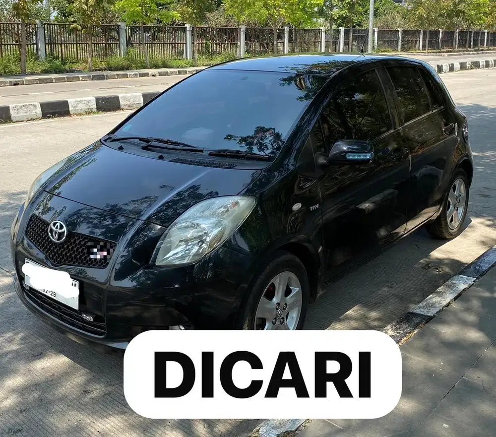Di Cari Toyota Yaris 2006 ke atas Yaris 2008 Yaris Bakpao Yaris Matic