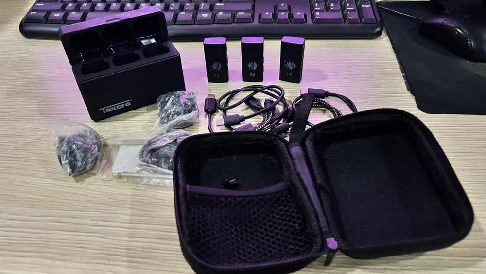 Mic Wireless Takara Intro X3 Golden Upgraded