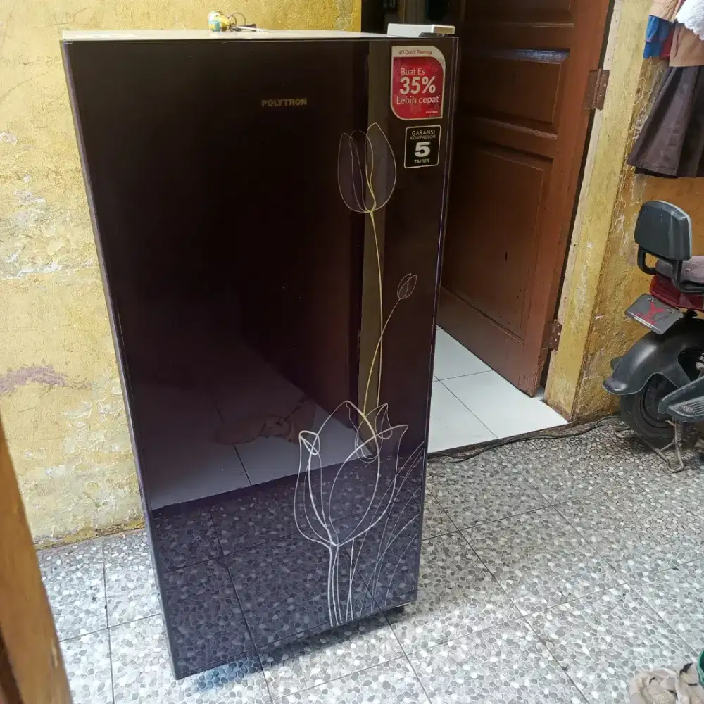 Mangga kulkas merk polytron normal siap pakai