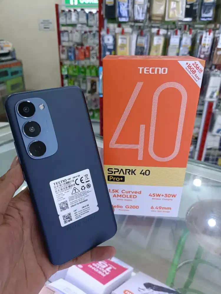 Tecno spark 40 pro plus ram 8/256 second
