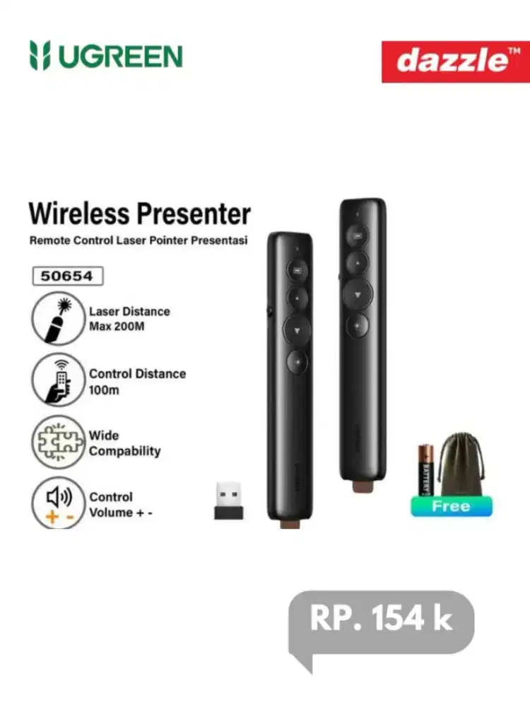 Pointer wireless presenter ugreen