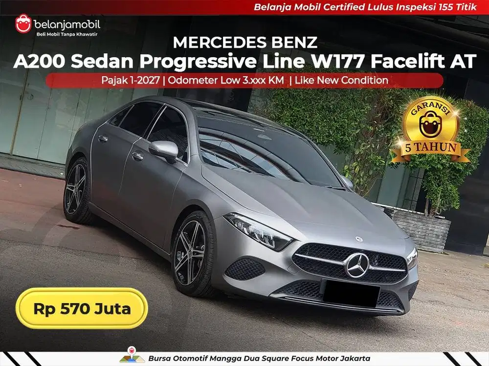 [ LOW KM 3RB ] Mercedes Benz Mercy A200 A 200 Progressive 2024/2025