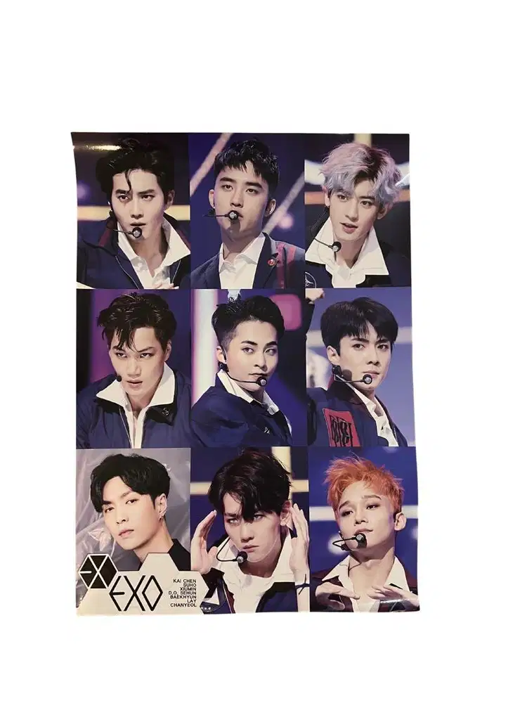 EXO Poster HD (FREE STICKER)