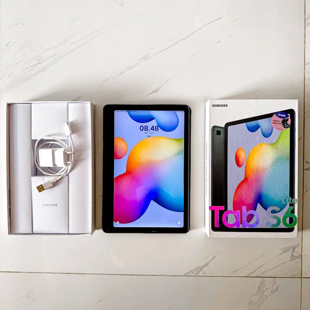 Samsung Tab S6 Lite 2022 SIM 4G Sein Resmi 4/128 GB Snapdragon 720G No