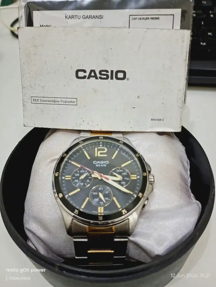Jam Tangan Casio Chronograph Quartz