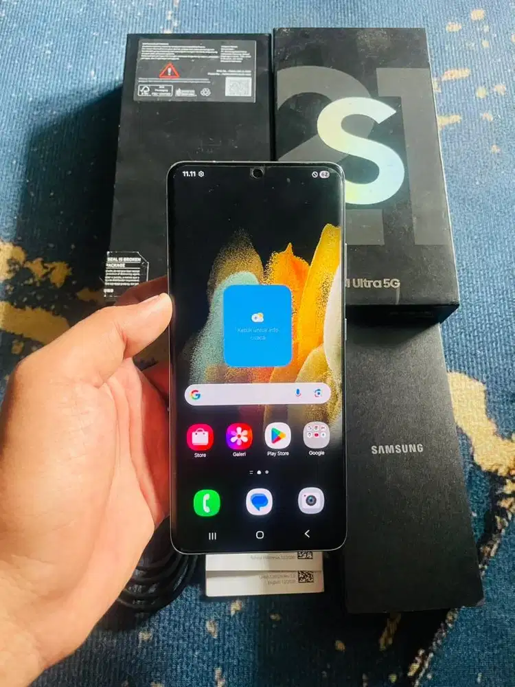 Samsung S21 Ultra sein ram 16/512 gb fullset normal