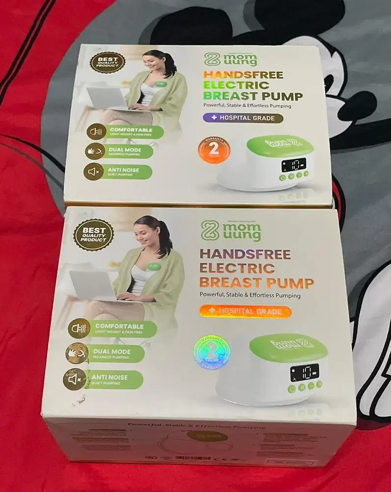 POMPA ASI MOM UUNG HANDS FREE 2 BUAH