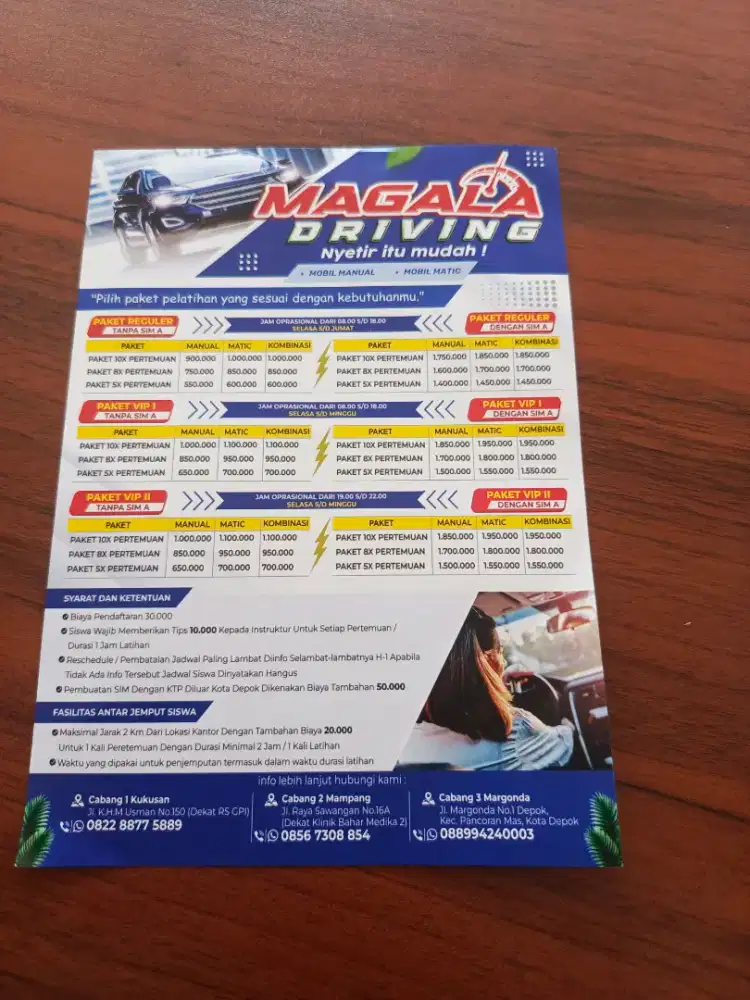 KURSUS MOBIL DEPOK