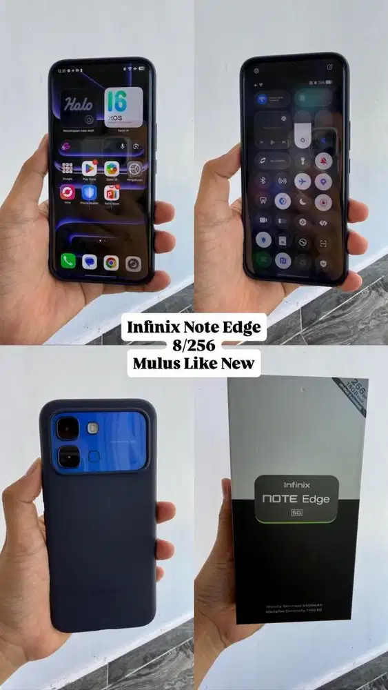 Infinix Note Edge 8/256 Mulus Like New