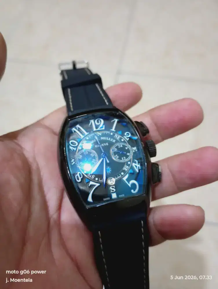 Jam Tangan Frank Muller Chronograph Quartz