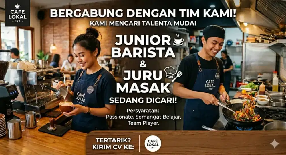 Loker Barista dan Staf Dapur