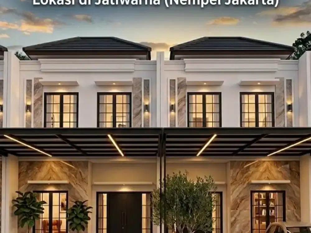 kpr cukup modal 1 juta lokasi di jatiwarna nempel jakarta