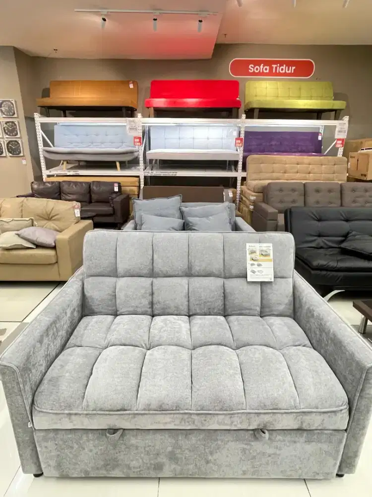 MAXTON SLEEPER SOFA GREY
