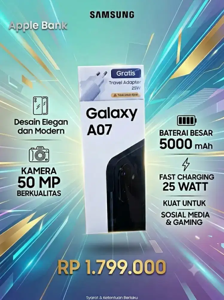 Samsung galaxy A07 series