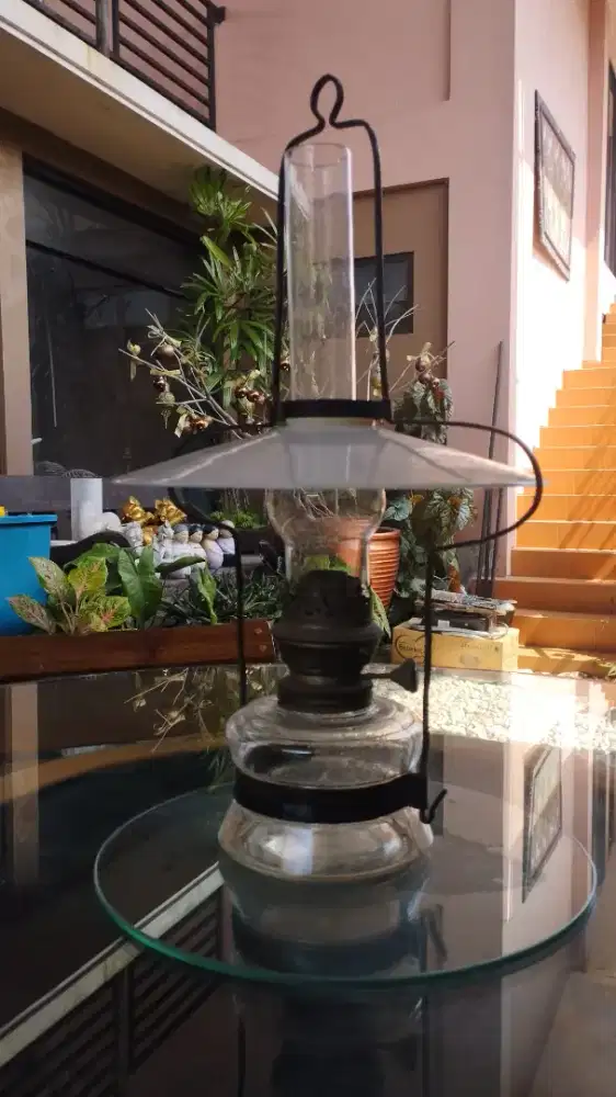 Lampu Minyak Gantung Enamel